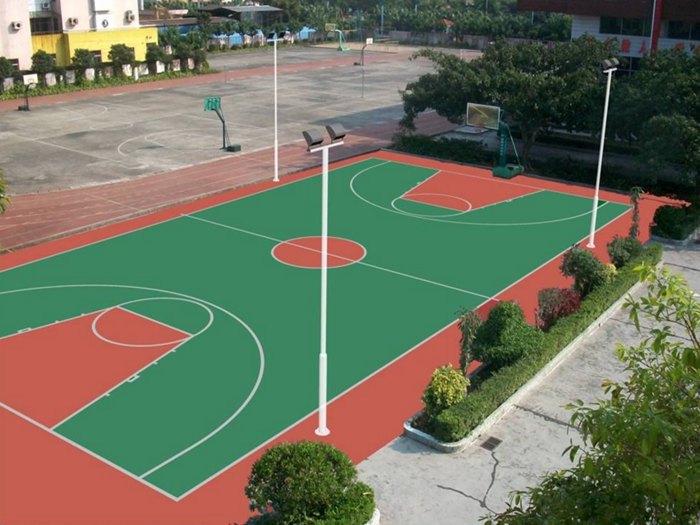 塑胶篮球场