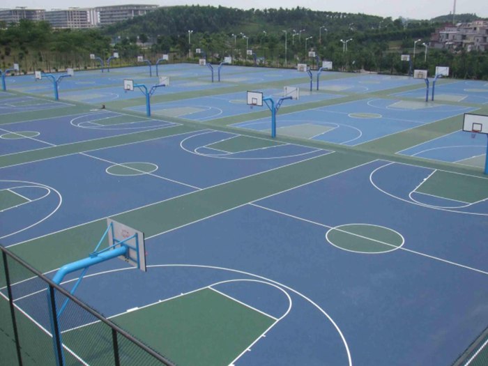 塑胶篮球场