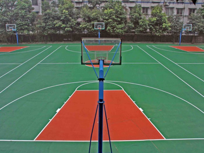 塑胶篮球场